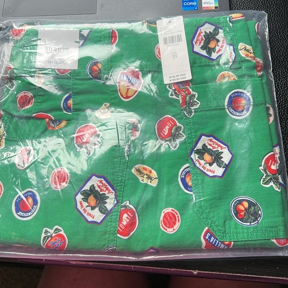 Anthropologie Maeve Colette Cropped Wide Leg Pants Magic Fabric Edition 29 NEW - Picture 7 of 9